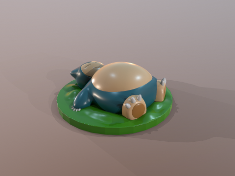 Pokemon Snorlax Ready To Print 3D 프린트 모델