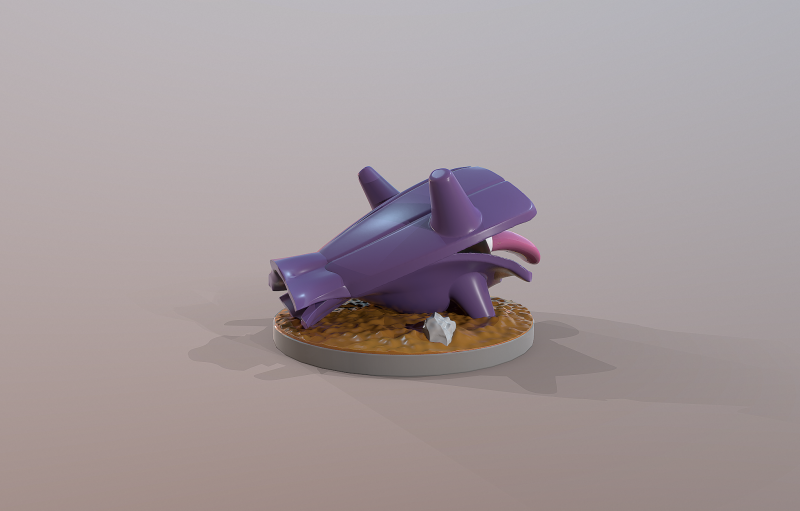Pokemon Shellder Ready To Print Modelo de Impressão 3D .c4d .max .obj .3ds .fbx .stl .blend