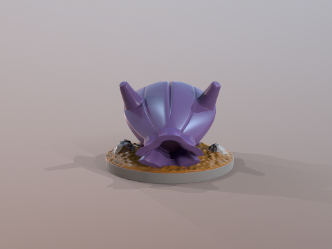 Pokemon Shellder Ready To Print 3D Print Model