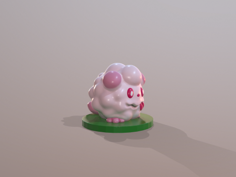 Pokemon Swirlix Ready To Print Model do druku 3D