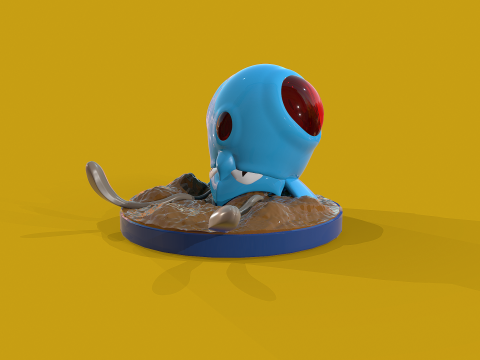 Pokemon Tentacool Ready To Print Modello di stampa 3D