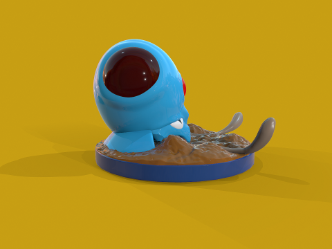 Pokemon Tentacool Ready To Print 3D प्रिंट मॉडल
