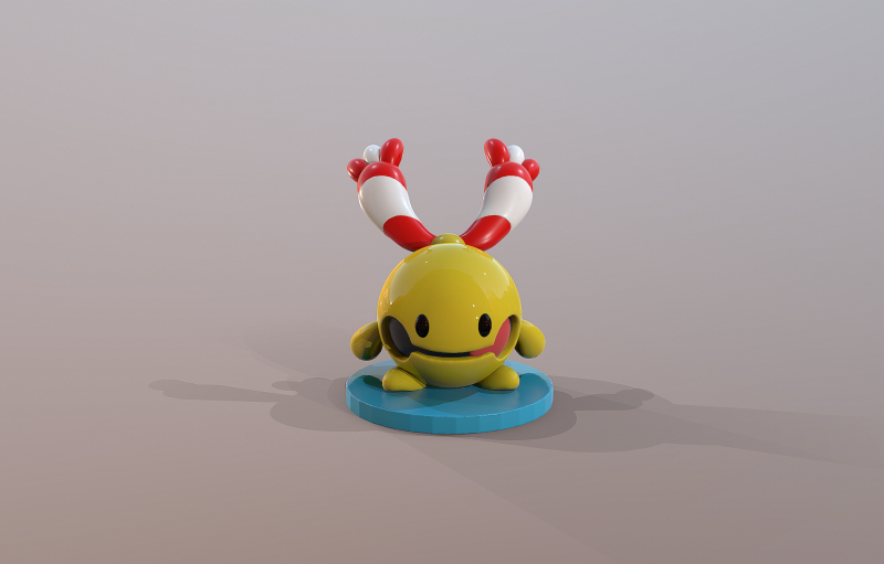 Pokemon Chingling Ready To Print 3D Принт Модель .c4d .max .obj .3ds .fbx .stl .blend