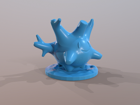 Pokemon Corsola Ready To Print 3D प्रिंट मॉडल