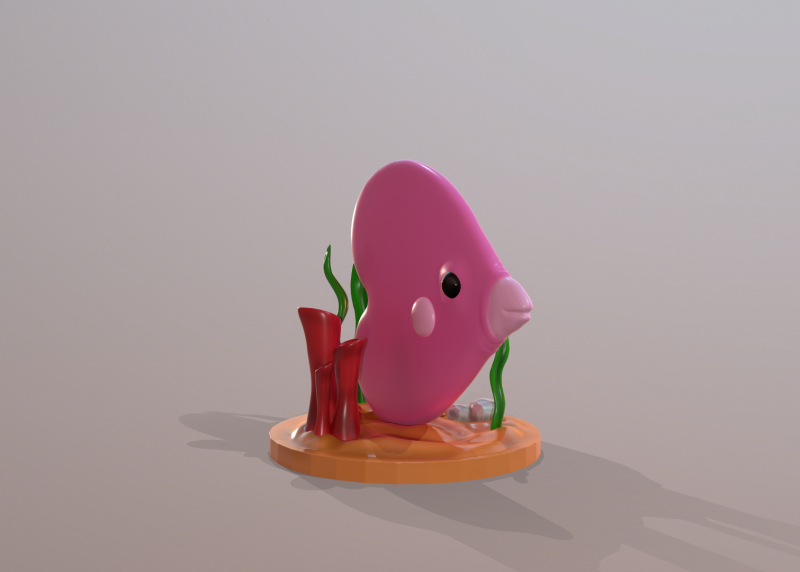 Pokemon Ludisc Ready To Print 3D Baskı Modeli .c4d .max .obj .3ds .fbx .stl .blend