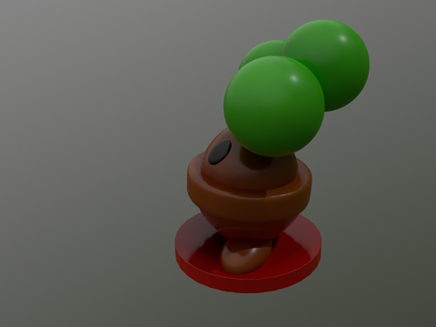 Pokemon Bonsly Ready To Print 3D प्रिंट मॉडल