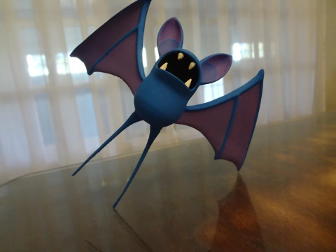 Zubat Pokemon Ready To Print Modelo de impresión 3D