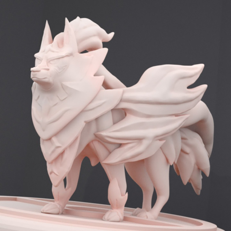 Pokemon Zamazenta Ready To Print Modelo de impresión 3D .c4d .max .obj .3ds .fbx .stl .blend