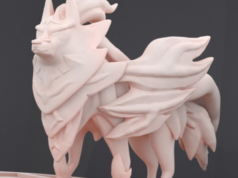 Pokemon Zamazenta Ready To Print Model do druku 3D