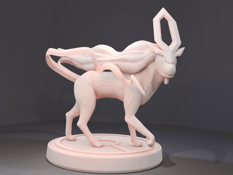 Suicune Pokemon Ready To Print Modelo de impresión 3D