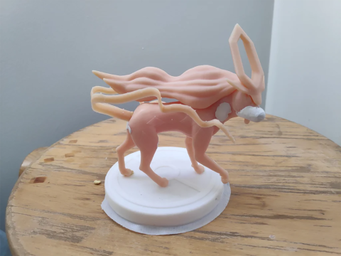 Suicune Pokemon Ready To Print Model Cetak 3D