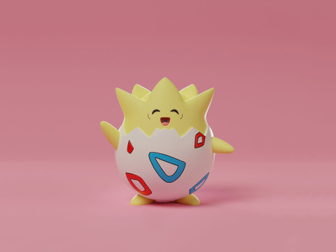 Pokemon Togepi Ready To Print Modelo de impresión 3D