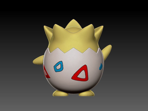 Pokemon Togepi Ready To Print 3D Принт Модель