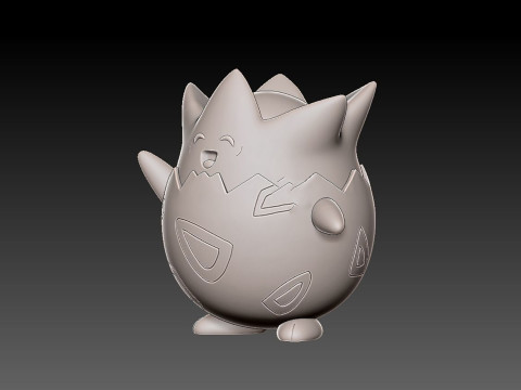 Pokemon Togepi Ready To Print 3D Принт Модель