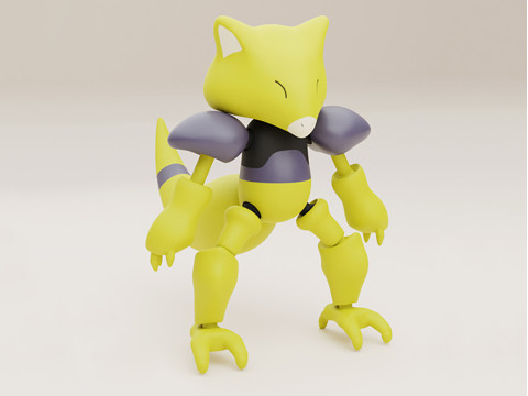 Pokemon Abra Ready To Print Modelo de impresión 3D
