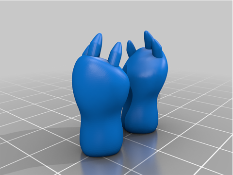 Pokemon Abra Ready To Print 3D Print Model