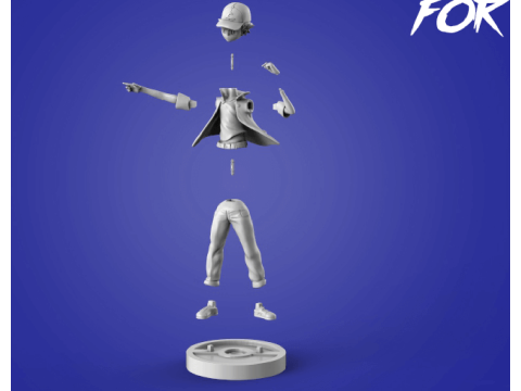 Ash Pokemon Ready To Print Modello di stampa 3D