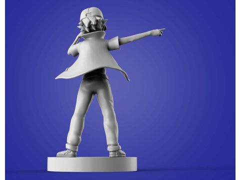 Ash Pokemon Ready To Print Modello di stampa 3D
