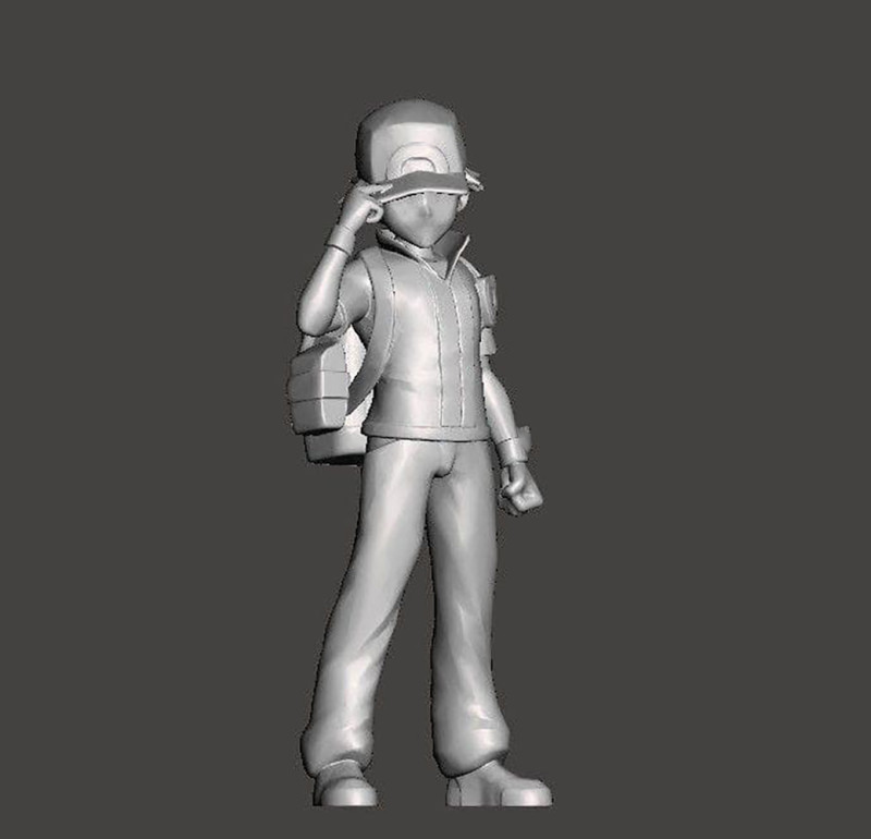 Ash Mostaza Ready To Print Model Cetak 3D .c4d .max .obj .3ds .fbx .stl .blend