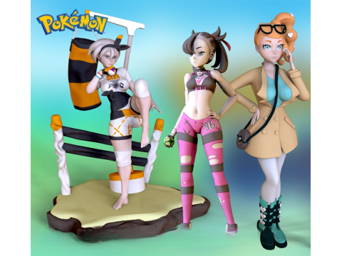 Bea Marnie and Sonia Ready To Print 3D Baskı Modeli