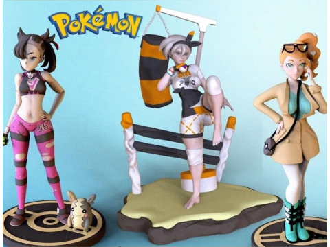 Bea Marnie and Sonia Ready To Print 3D 打印模型