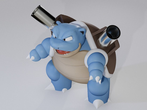 Blastoise Ready To Print 3D Принт Модель