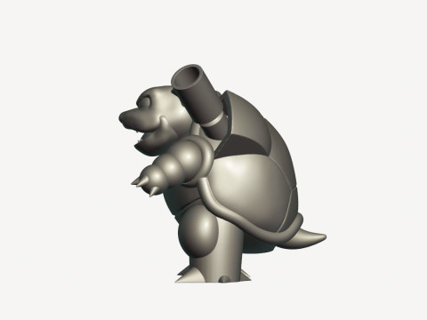 Blastoise Ready To Print 3D Принт Модель