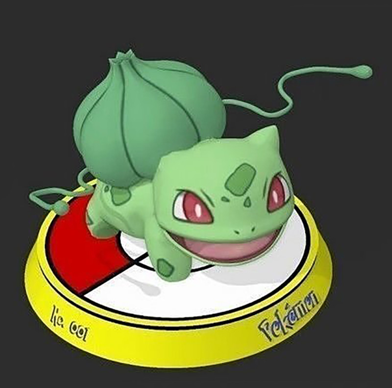 Bulbasaur Ready To Print Modèles 3D en vedette .c4d .max .obj .3ds .fbx .stl .blend