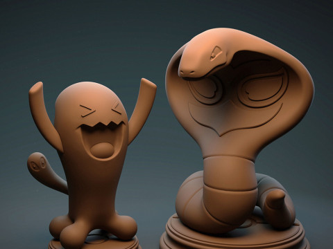 杰西口袋妖怪 3D 打印模型