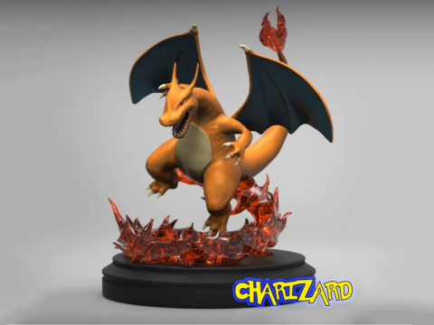 Charizard Pokemon Ready To Print Modelo de impresión 3D