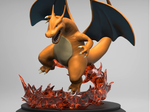 Charizard Pokemon Ready To Print 3D Print Model