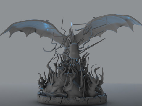 Charizard vs pikachu Ready To Print Model Cetak 3D