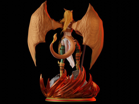 Charizard Waifu Ready To Print Model do druku 3D