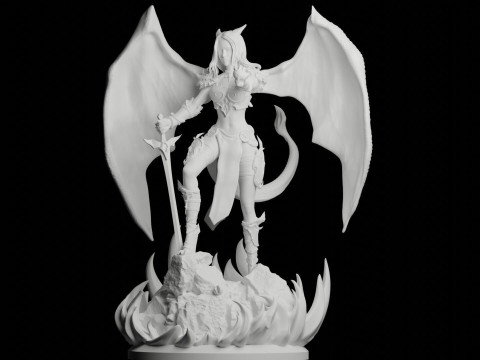 Charizard Waifu Ready To Print Model do druku 3D