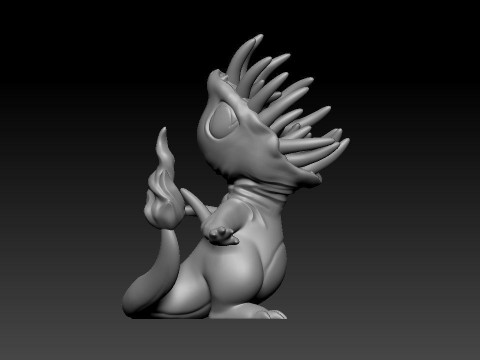 Charmander Horror Ready To Print Modelo de impresión 3D