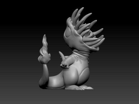 Charmander Horror Ready To Print 3D Принт Модель