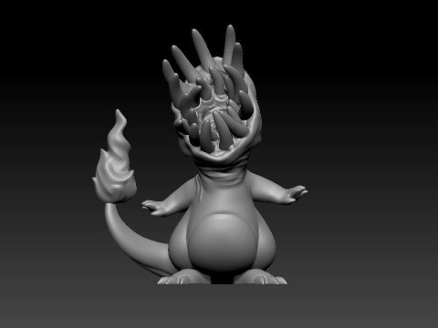 Charmander Horror Ready To Print 3D Принт Модель