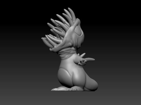 Charmander Horror Ready To Print 3D Принт Модель