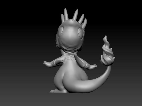 Charmander Horror Ready To Print 3D Принт Модель