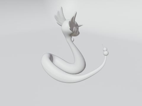 ドラゴンエアの印刷準備完了 3Dプリントモデル