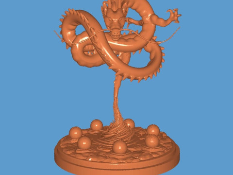 Shenlong Dragon Ball Model Cetak 3D