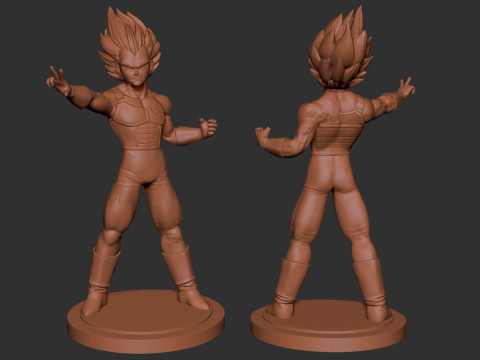 Vegeta-Statue 3D Druckmodell