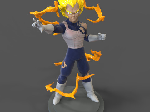 Vegeta-Statue 3D Druckmodell