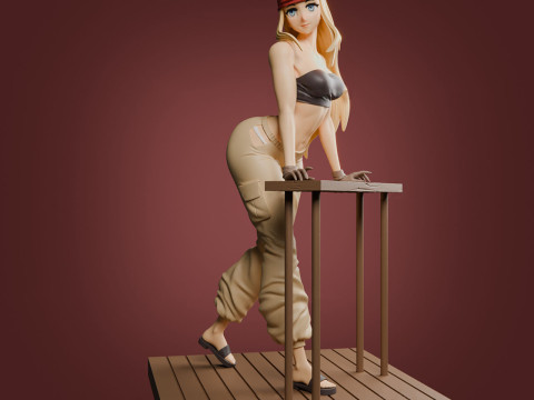 温莉&middot;洛克贝尔 3D 打印模型