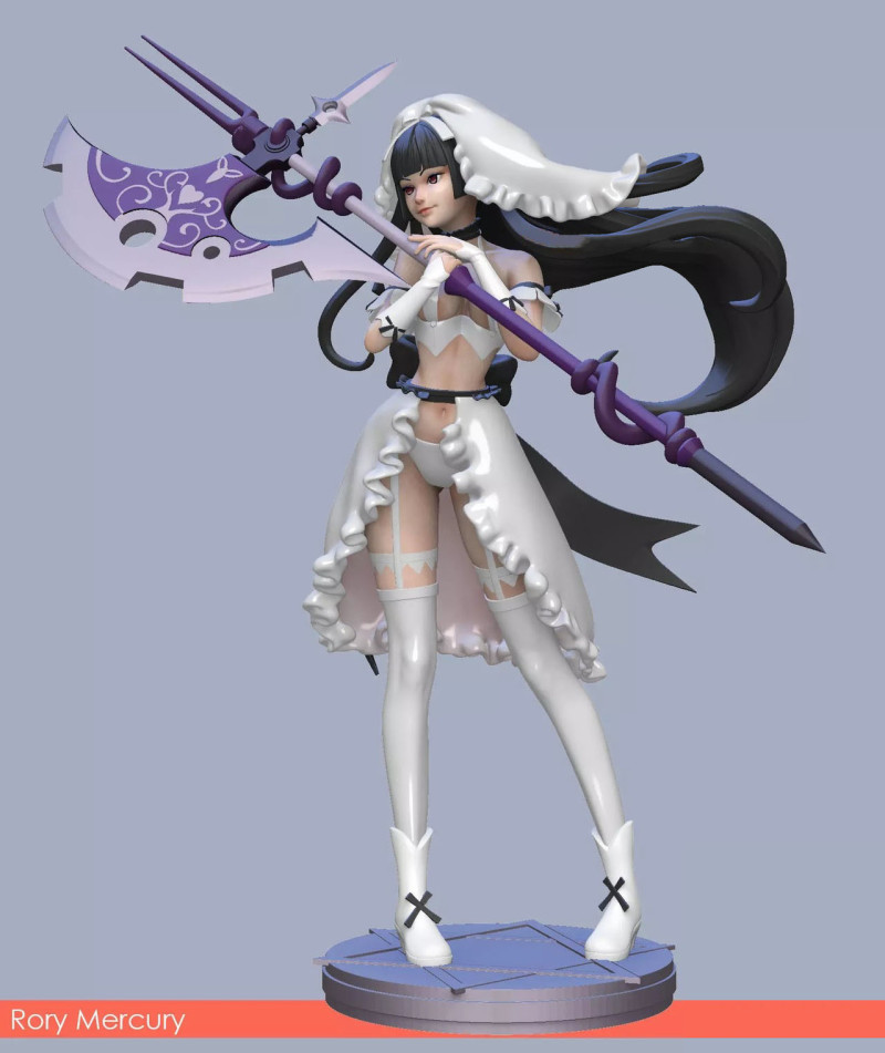 Рорі Мерк'юрі Версія 2 3D Принт Модель .c4d .max .obj .3ds .fbx .stl .blend