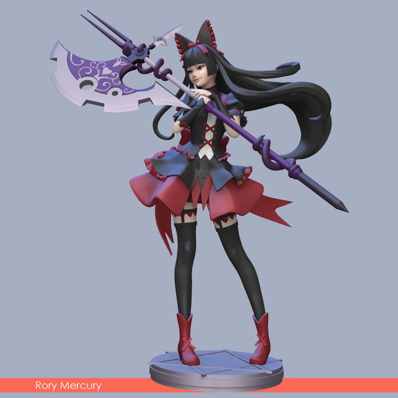 Rory Merc&uacute;rio Modelo de Impressão 3D .c4d .max .obj .3ds .fbx .stl .blend 