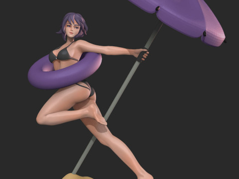 Мотоко Кусанагі - Привид в обладунках 3D Принт Модель