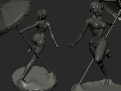 Motoko Kusanagi - Ghost in the Shell 3D Print Model