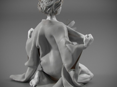 Gynoid Ghost in the shell 3D Print Model