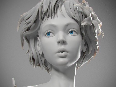 Gynoid Ghost in the shell 3D Print Model